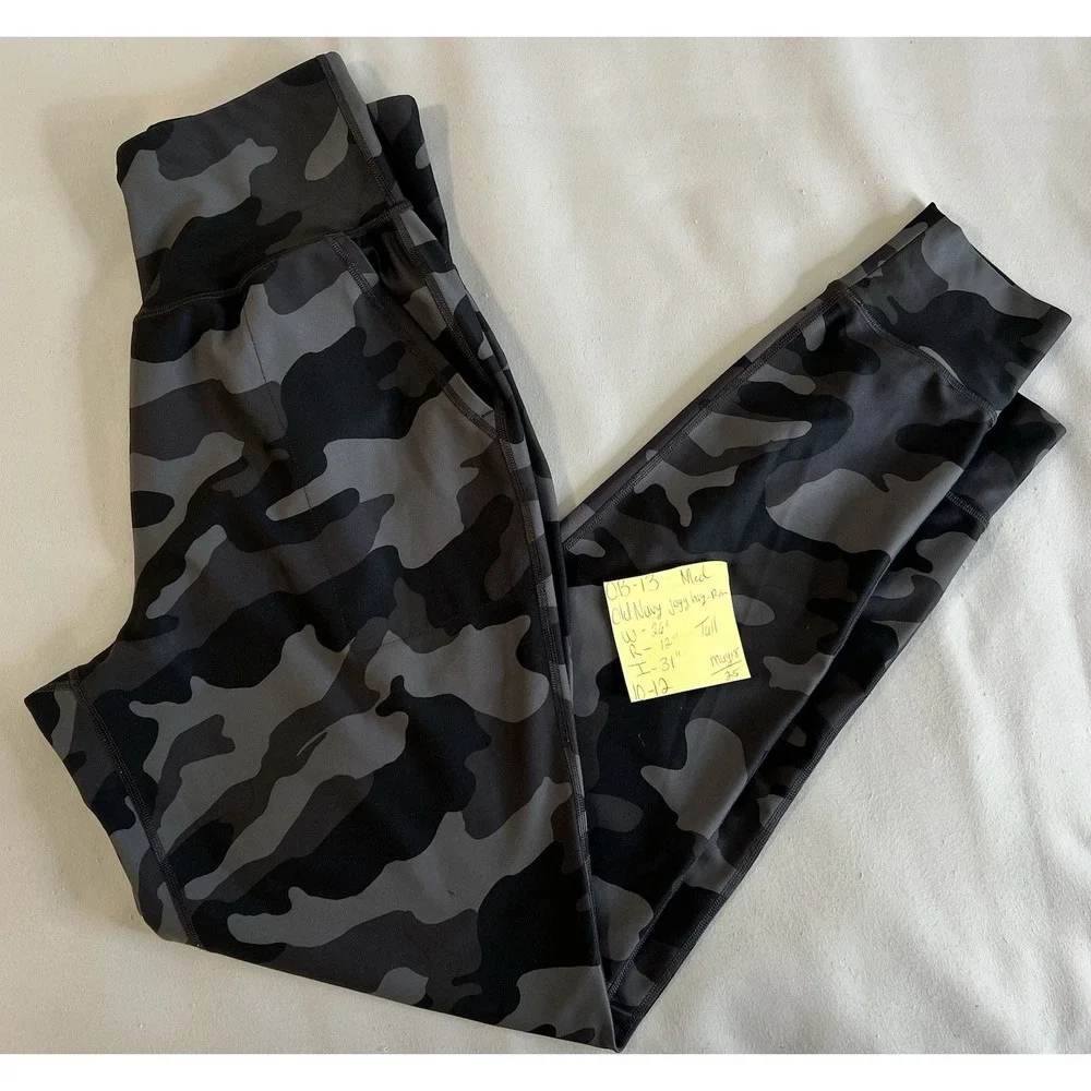 Old Navy Joggers Sz Medium Tall Camuflaje‎ Women's Gym Yoga Running